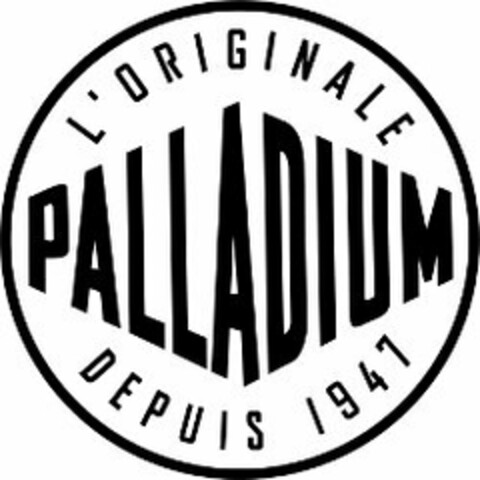 L'ORIGINALE PALLADIUM DEPUIS 1947 Logo (USPTO, 02/10/2020)