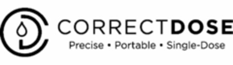 CD CORRECTDOSE PRECISE · PORTABLE · SINGLE-DOSE Logo (USPTO, 20.03.2020)