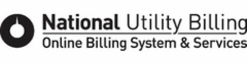 NATIONAL UTILITY BILLING ONLINE BILLINGSYSTEM & SERVICES Logo (USPTO, 04/17/2020)