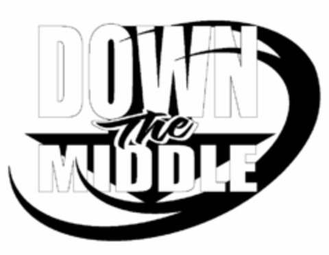 DOWN THE MIDDLE Logo (USPTO, 18.04.2011)