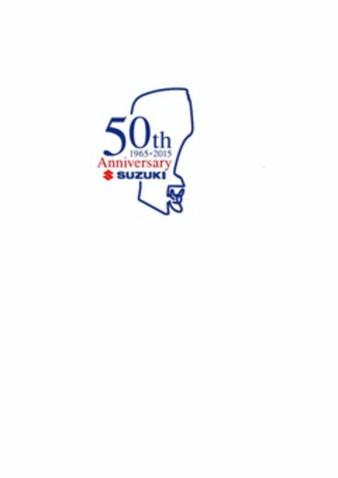 50TH 1965-2015 ANNIVERSARY S SUZUKI Logo (USPTO, 26.08.2013)