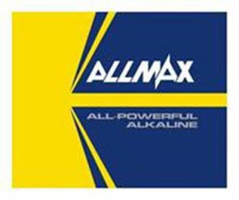 ALLMAX ALL-POWERFUL ALKALINE Logo (USPTO, 29.05.2018)