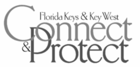 CONNECT & PROTECT FLORIDA KEYS & KEY WEST Logo (USPTO, 25.09.2018)