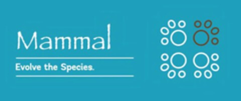 MAMMAL EVOLVE THE SPECIES. Logo (USPTO, 10/30/2019)