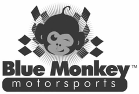 BLUE MONKEY MOTORSPORTS Logo (USPTO, 03/30/2010)