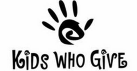 KIDS WHO GIVE Logo (USPTO, 21.06.2010)
