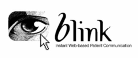 BLINK INSTANT WEB-BASED PATIENT COMMUNICATION Logo (USPTO, 11/11/2010)