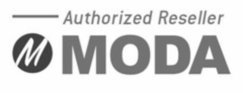 AUTHORIZED RESELLER M MODA Logo (USPTO, 12.05.2011)