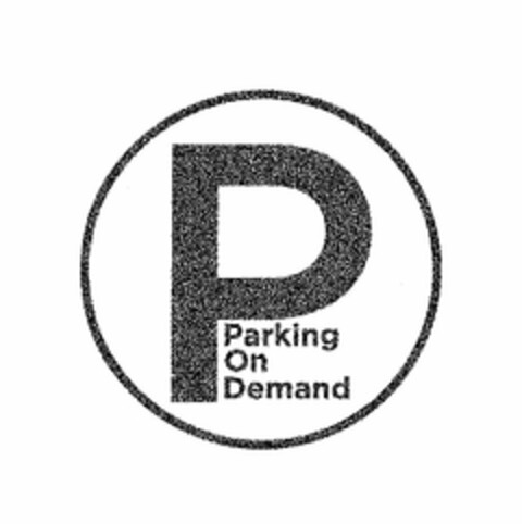 P PARKING ON DEMAND Logo (USPTO, 06/29/2011)