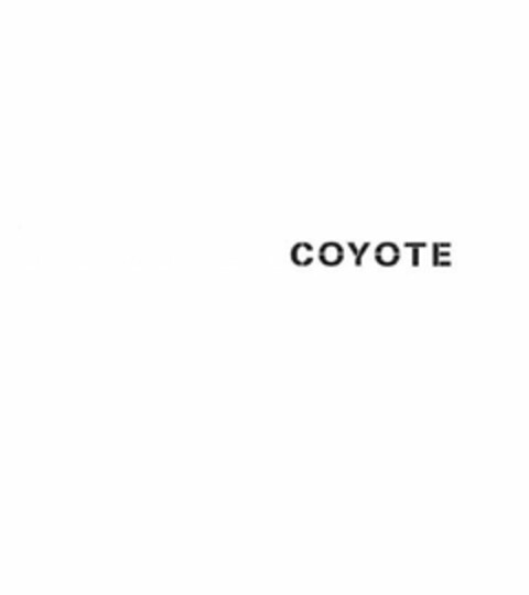COYOTE Logo (USPTO, 02/10/2012)