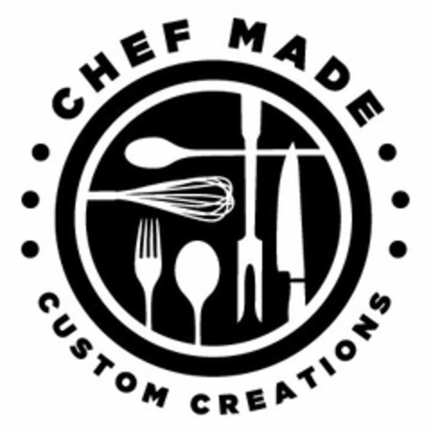 CHEF MADE CUSTOM CREATIONS Logo (USPTO, 10.02.2012)