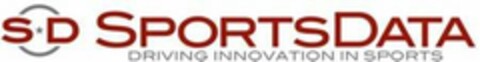 S*D SPORTSDATA DRIVING INNOVATION IN SPORTS Logo (USPTO, 16.02.2012)