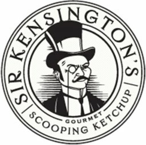 S I R  K E N S I N G T O N 'S GOURMET SCOOPING KETCHUP Logo (USPTO, 21.02.2012)