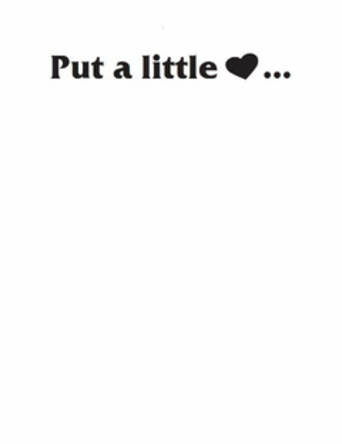 PUT A LITTLE... Logo (USPTO, 23.02.2012)