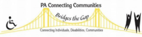 PA CONNECTING COMMUNITIES BRIDGES THE GAP CONNECTING INDIVIDUALS, DISABILITIES, COMMUNITIES Logo (USPTO, 03/20/2012)