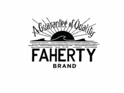 FAHERTY BRAND A GUARANTEE OF QUALITY Logo (USPTO, 07/27/2012)