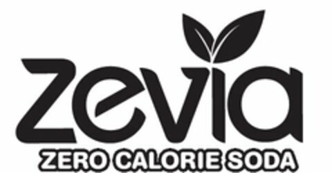 ZEVIA ZERO CALORIE SODA Logo (USPTO, 09/12/2012)