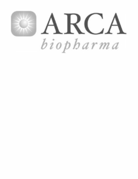 ARCA BIOPHARMA Logo (USPTO, 22.01.2013)