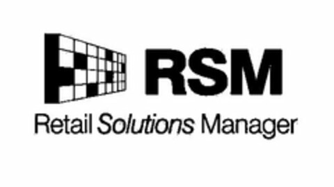 RSM RETAIL SOLUTIONS MANAGER Logo (USPTO, 27.03.2013)