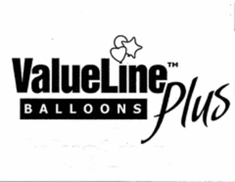 VALUELINE BALLOONS PLUS Logo (USPTO, 05/21/2013)