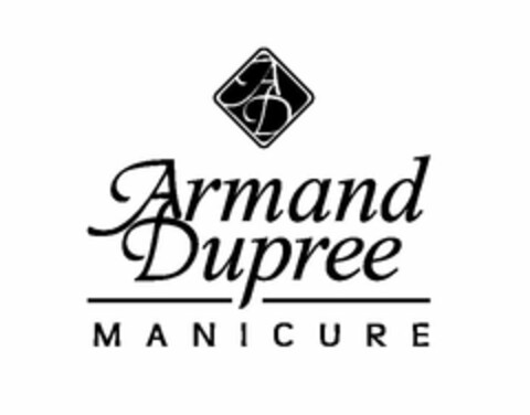 AD ARMAND DUPREE MANICURE Logo (USPTO, 14.11.2013)