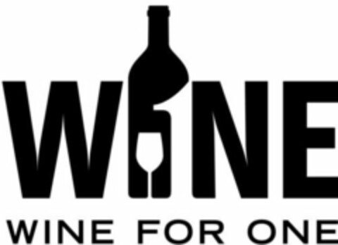 W1NE WINE FOR ONE Logo (USPTO, 03/31/2014)