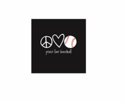 PEACE LOVE BASEBALL Logo (USPTO, 09.04.2014)