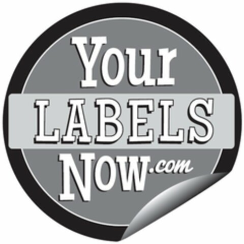 YOUR LABELS NOW.COM Logo (USPTO, 11/20/2014)