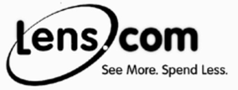 LENS.COM SEE MORE. SPEND LESS. Logo (USPTO, 02.12.2014)