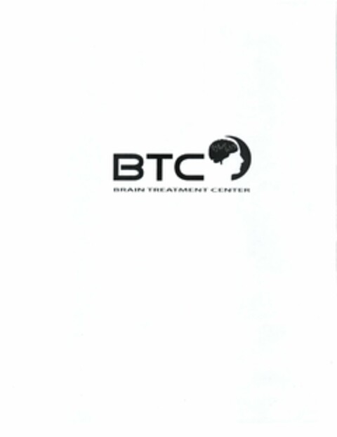 BTC BRAIN TREATMENT CENTER Logo (USPTO, 11.03.2015)