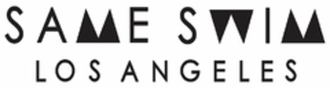 SAME SWIM LOS ANGELES Logo (USPTO, 07/22/2015)