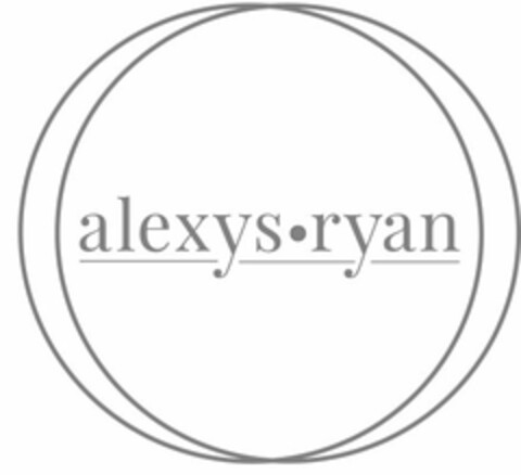 ALEXYS RYAN Logo (USPTO, 29.07.2015)