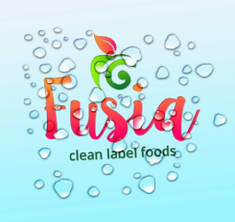 FUSIA CLEAN LABEL FOODS Logo (USPTO, 09.09.2015)