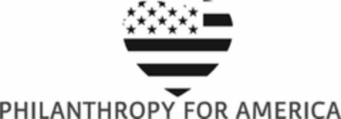 PHILANTHROPY FOR AMERICA Logo (USPTO, 21.01.2016)