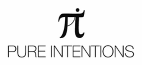 PI PURE INTENTIONS Logo (USPTO, 19.02.2016)