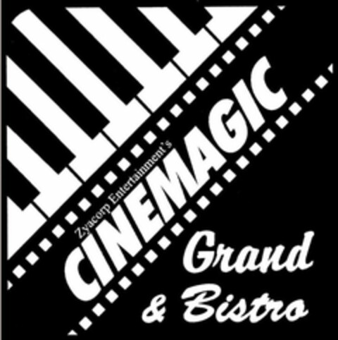 ZYACORP ENTERTAINMENT'S CINEMAGIC GRAND & BISTRO Logo (USPTO, 19.02.2016)