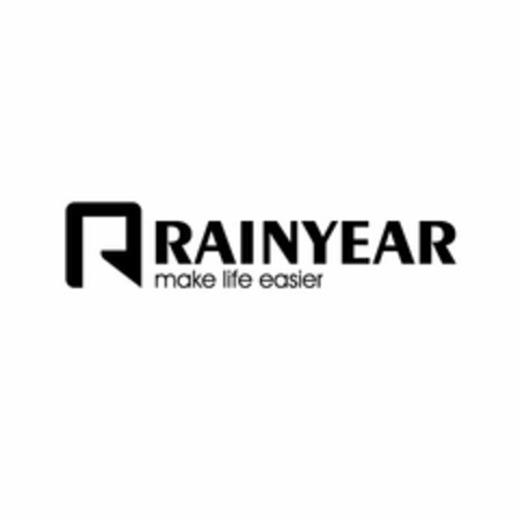 R RAINYEAR MAKE LIFE EASIER Logo (USPTO, 03/10/2016)