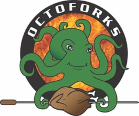 OCTOFORKS Logo (USPTO, 04/11/2016)