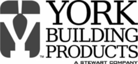 Y YORK BUILDING PRODUCTS A STEWART COMPANY Logo (USPTO, 09.05.2016)