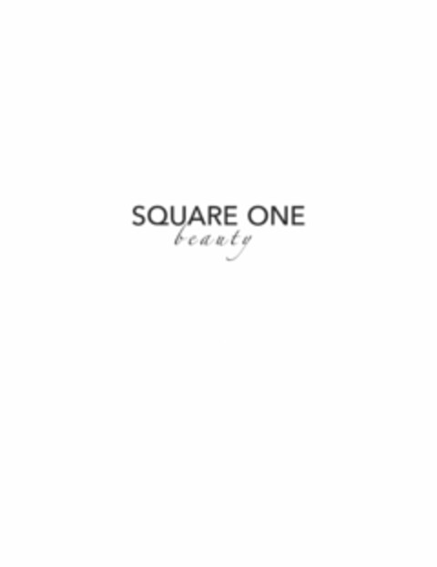 SQUARE ONE BEAUTY Logo (USPTO, 12/12/2016)