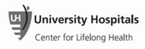 UH UNIVERSITY HOSPITALS CENTER FOR LIFELONG HEALTH Logo (USPTO, 08.02.2017)