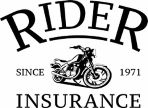 RIDER INSURANCE SINCE 1971 Logo (USPTO, 28.07.2017)