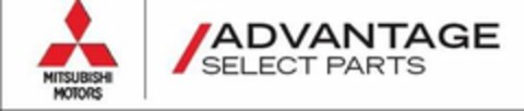 MITSUBISHI MOTORS ADVANTAGE SELECT PARTS Logo (USPTO, 10/20/2017)