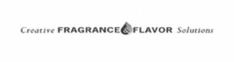 CREATIVE FRAGRANCE & FLAVOR SOLUTIONS Logo (USPTO, 05/01/2018)