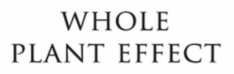 WHOLE PLANT EFFECT Logo (USPTO, 05/29/2018)