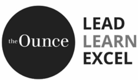 THE OUNCE LEAD LEARN EXCEL Logo (USPTO, 08/24/2018)