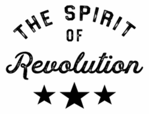 THE SPIRIT OF REVOLUTION Logo (USPTO, 23.10.2018)