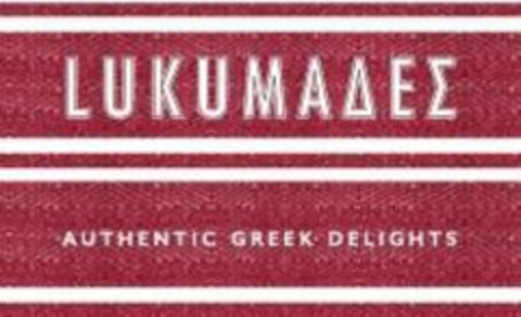 LUKUMADES AUTHENTIC GREEK DELIGHTS Logo (USPTO, 08/21/2019)