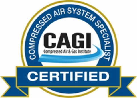 CERTIFIED COMPRESSED AIR SYSTEM SPECIALIST CAGI COMPRESSED AIR & GAS INSTITUTE Logo (USPTO, 09/25/2019)