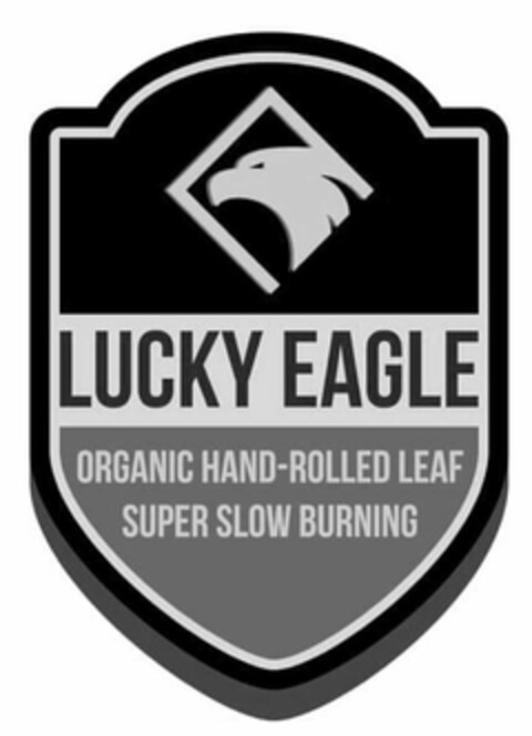 LUCKY EAGLE ORGANIC HAND-ROLLED LEAF SUPER SLOW BURNING Logo (USPTO, 16.04.2020)